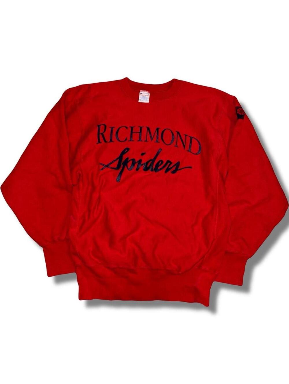 Vintage Champion Reverse Weave University of Richmond Spiders sweatshirt Sz L